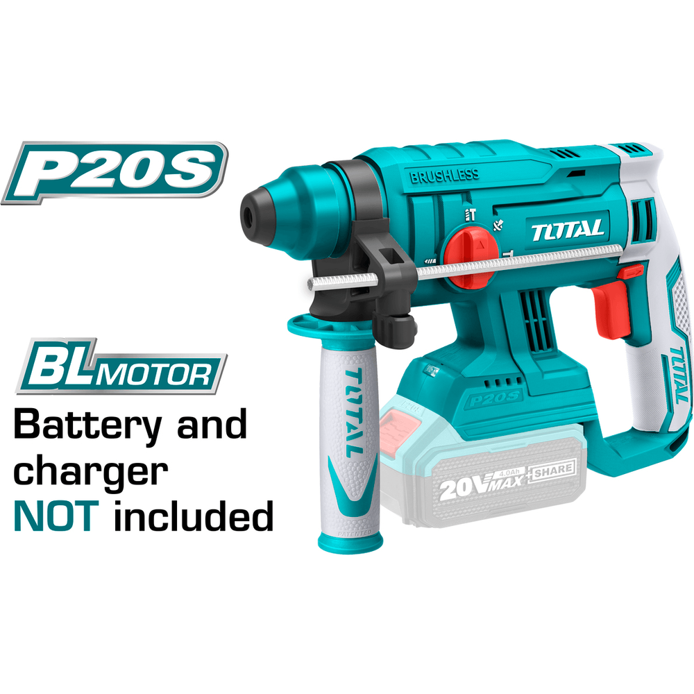 Total TRHLI2201 20V Cordless Brushless SDS-plus Rotary Hammer (Bare) | Total by KHM Megatools Corp. Main image