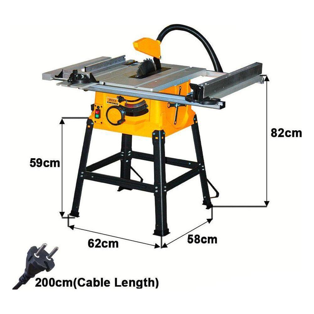Ingco TS18502 Extendable Table Saw 1850W Secondary image