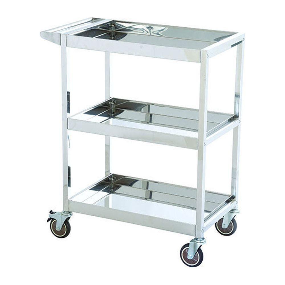 Jumbo TS3-6004 3-Layer Tray Stainless Trolley | Jumbo by KHM Megatools Corp. Main image