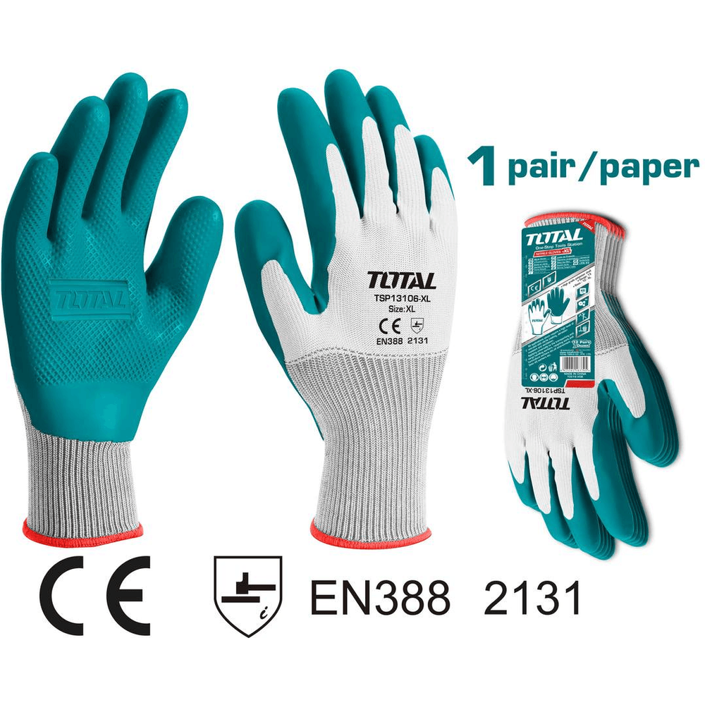 Total TSP13106-XL Latex Gloves - KHM Megatools Corp. Main image