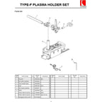 Koike Type-F Plasma Torch Holder Set - KHM Megatools Corp.