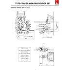 Koike Type-F WU-3R Weaving Torch Holder Set - KHM Megatools Corp.