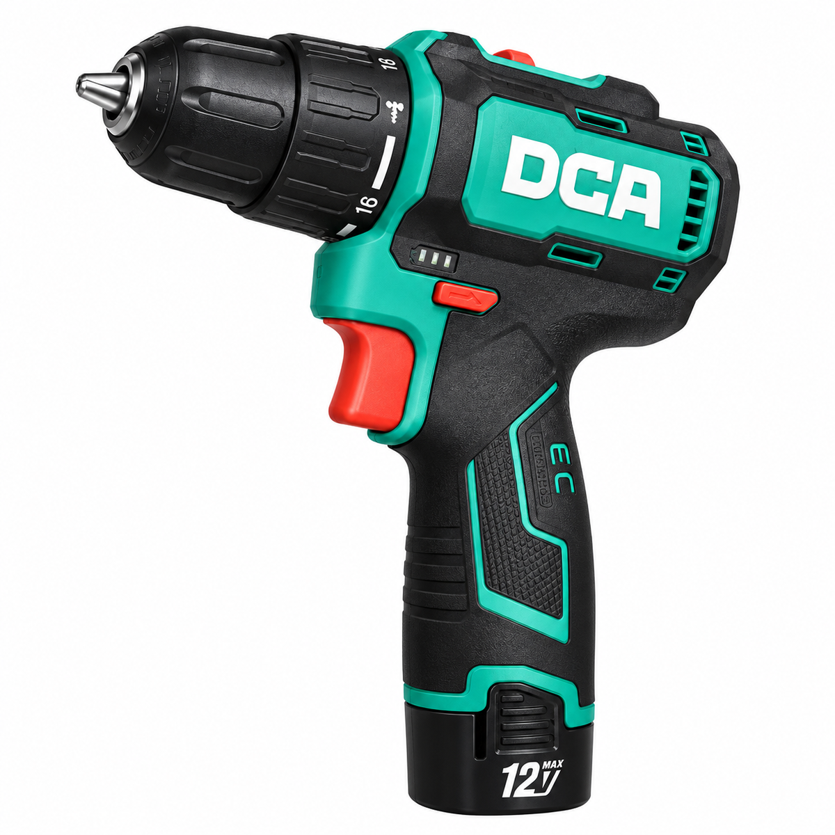 DCA ADJZ1203-E 12V Cordless Brushless Drill / Driver 10mm 2.0Ah [Kit]