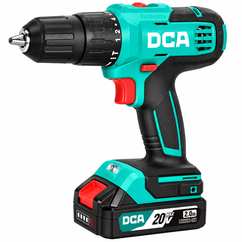 DCA ADJZ2035i13-ADM 20V Cordless Driver / Hammer Drill 13mm [Kit]
