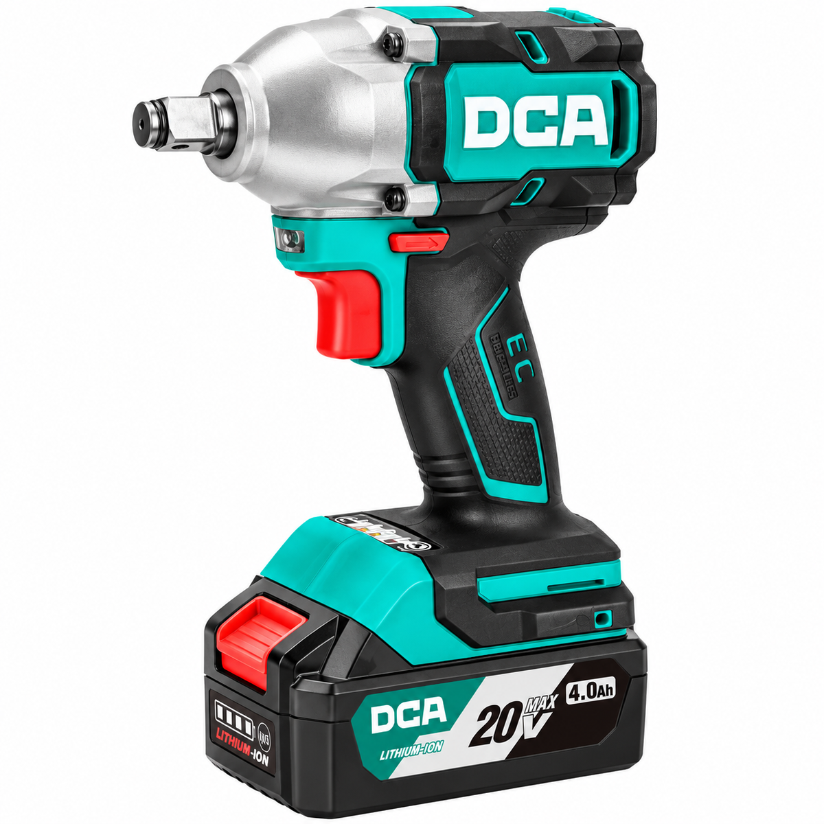 DCA ADPB320-EM Cordless 20V Brushless Impact Wrench 1/2" Dr. 320Nm [Kit] - ToolsSavvy.ph Main image