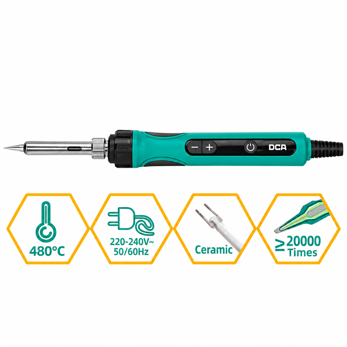 DCA A16A030 Electric Soldering Iron (Adjustable) - ToolsSavvy.ph Main image