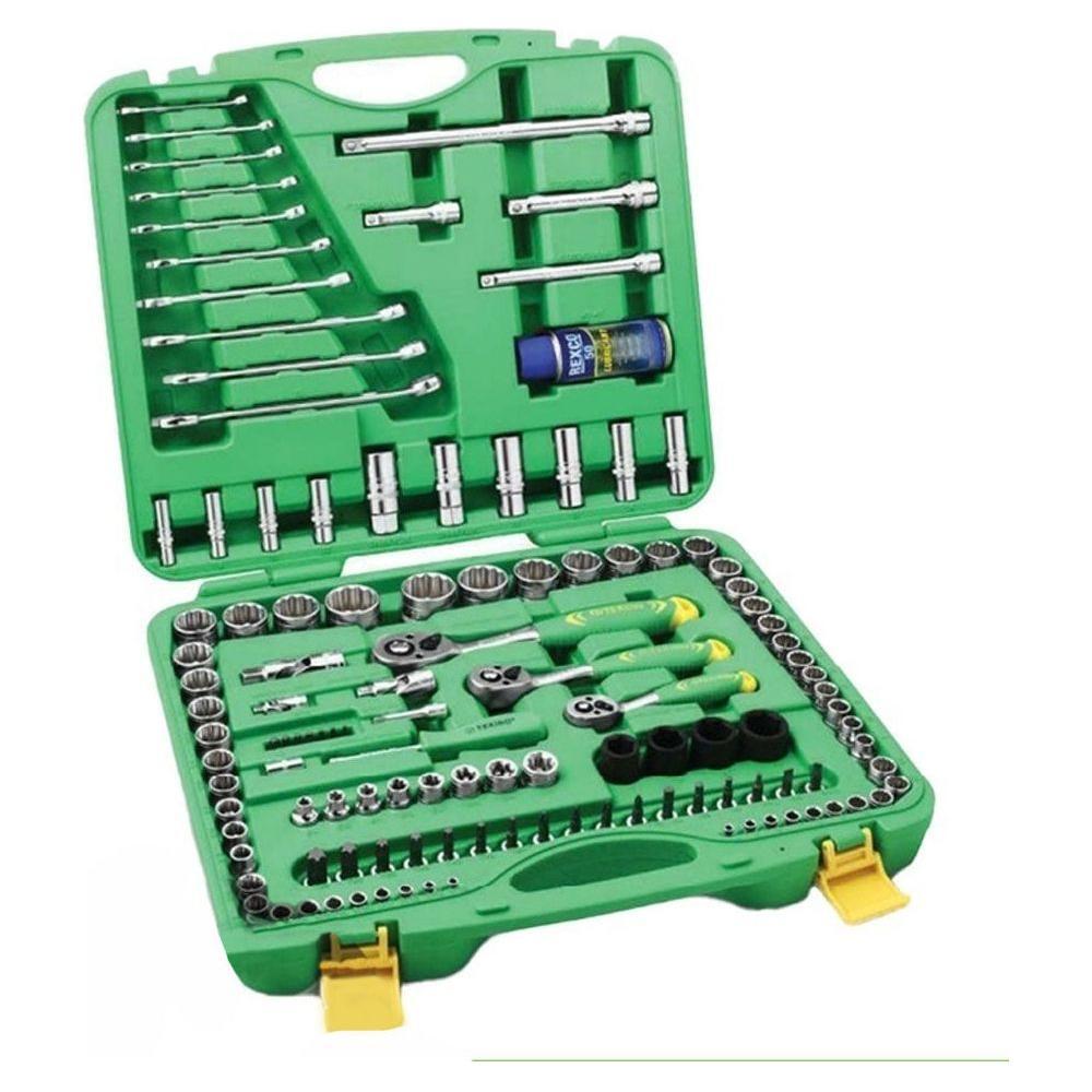 Tekiro SC-SE1383 1/4",1/2",3/4"DR. Hand Socket Set 120Pcs | Tekiro by KHM Megatools Corp. Main image