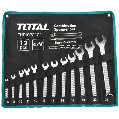 Total THT1022121 Combination Wrench Set 6-24mm | Total by KHM Megatools Corp. Main image