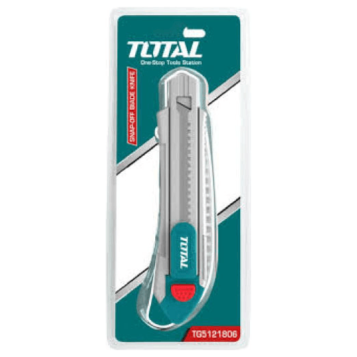 Total TG5121806 Snap Off Cutter Knife 185mm (ALUM) | Total by KHM Megatools Corp. Main image