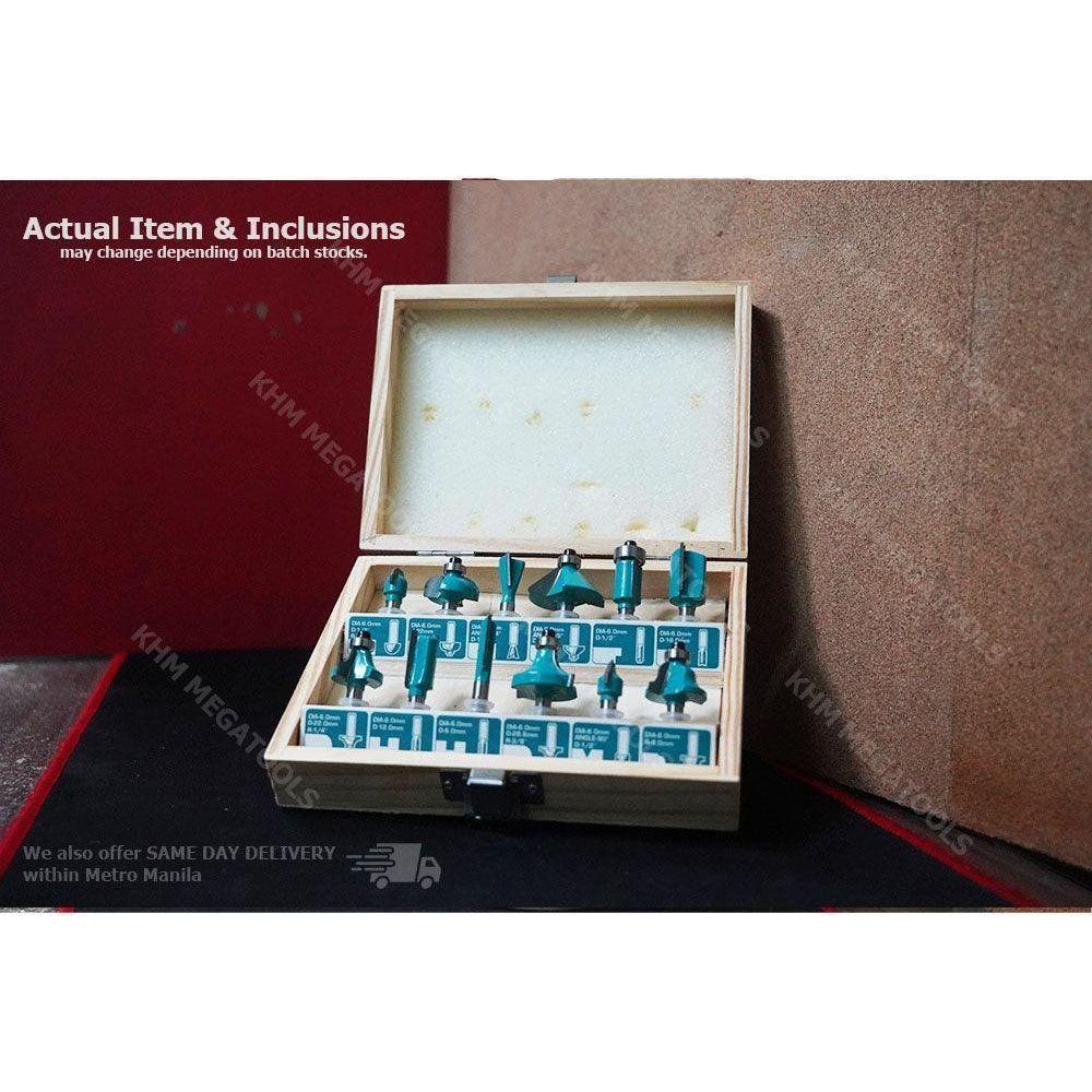 Total TACSR0121 Router Bit Set 6mm Shank (12pcs) Secondary image