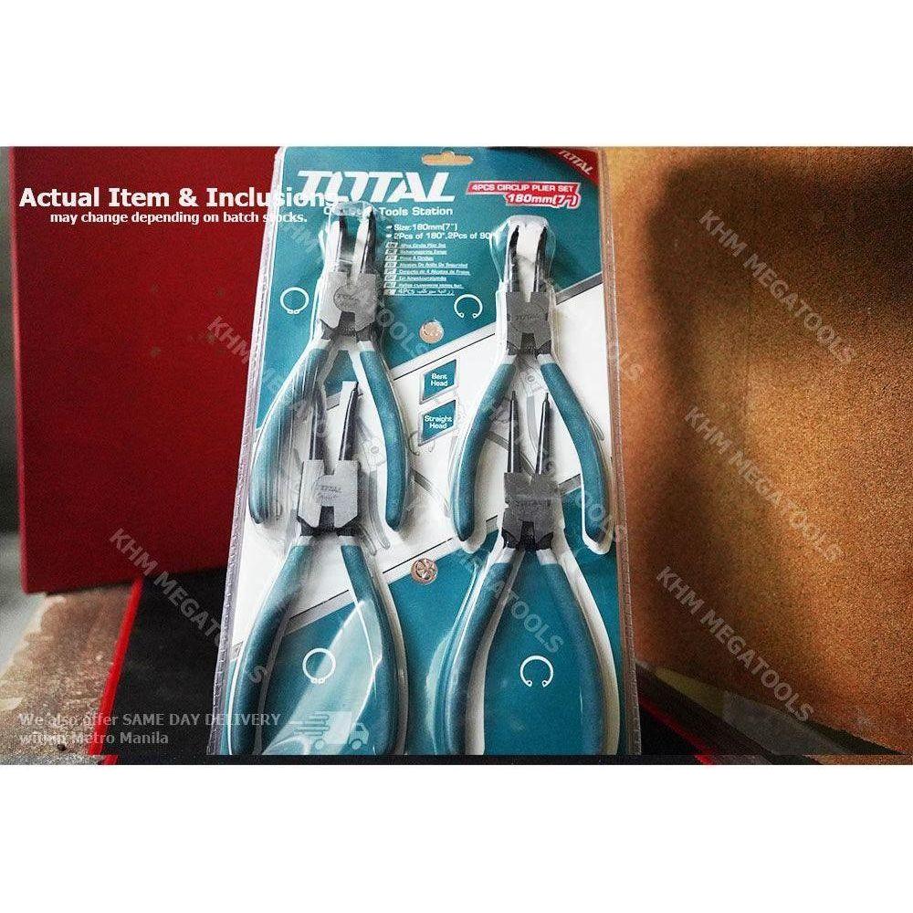 Total THT114041 4pcs Circlip / Snap Ring Plier Set Secondary image