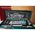 Total THT141253 24pcs Socket Wrench Set 1/2" Drive - KHM Megatools Corp.