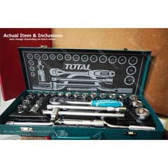 Total THT141253 24pcs Socket Wrench Set 1/2" Drive - KHM Megatools Corp.