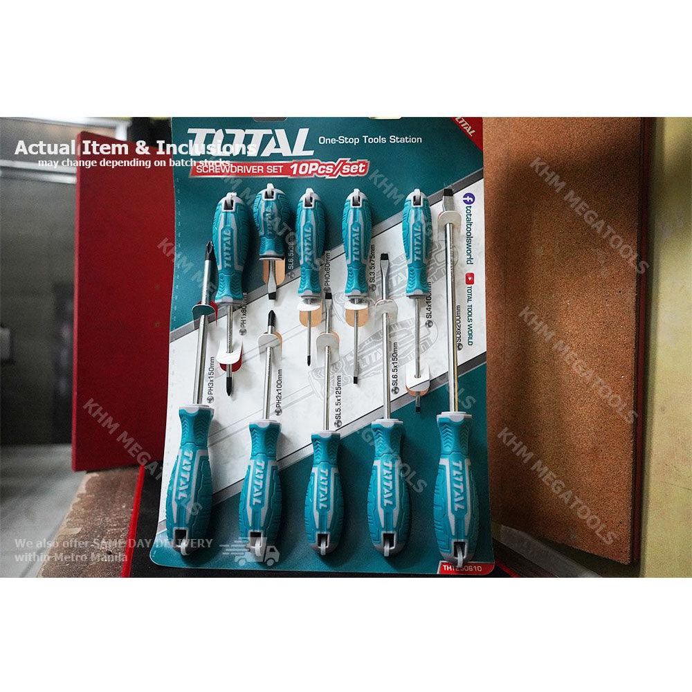 Total THT250610 10pcs Screwdriver Set - KHM Megatools Corp.