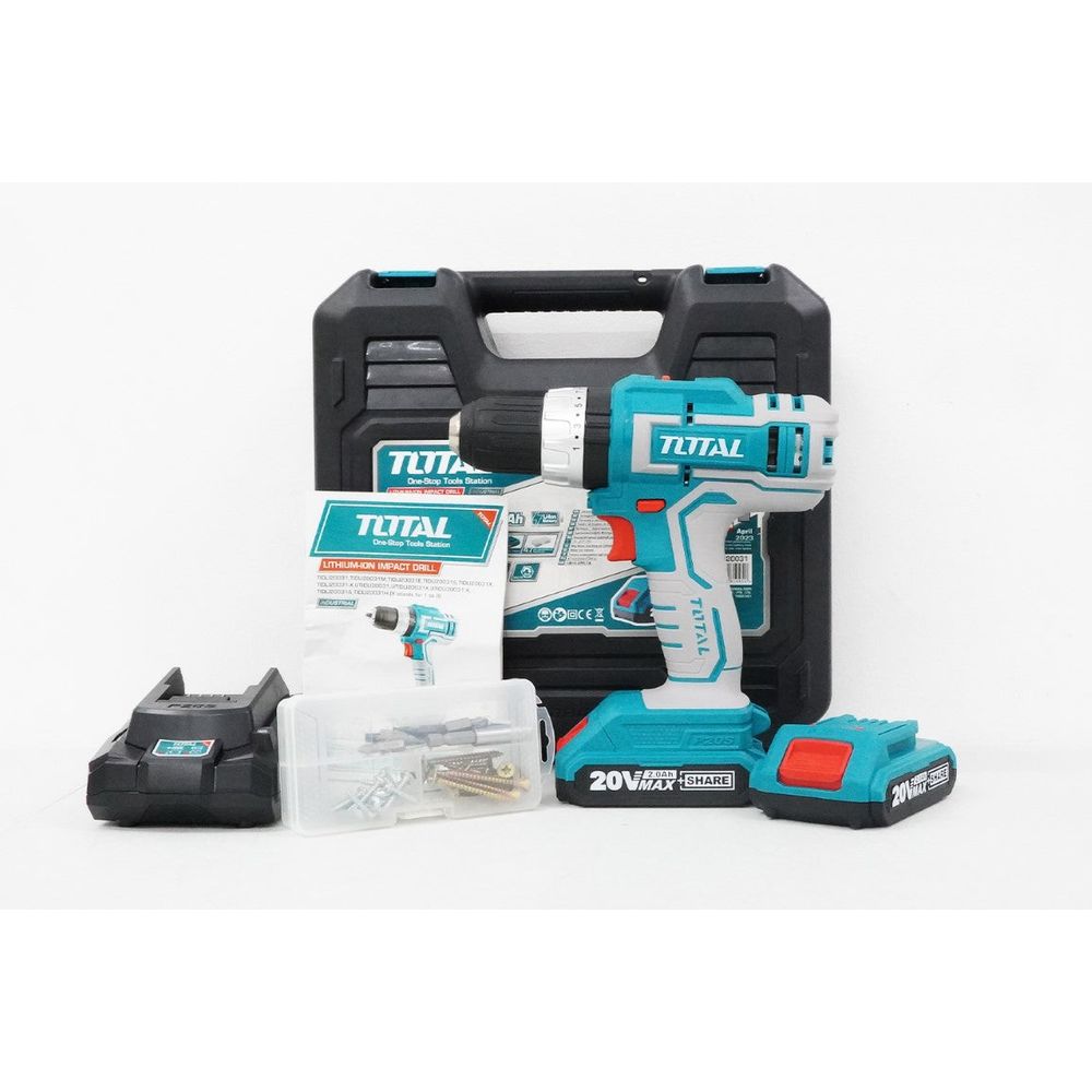 Total TIDLI20031 20V Cordless Hammer Drill