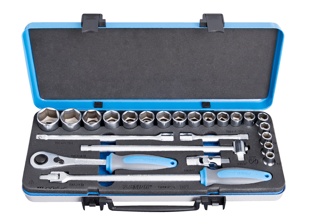 Unior 190BI6P Socket Wrench Set 1/2" Dr. Secondary image