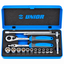 Unior 188BI Socket Wrench Set 1/4" Dr. 4–13mm (16 Pcs/Set)