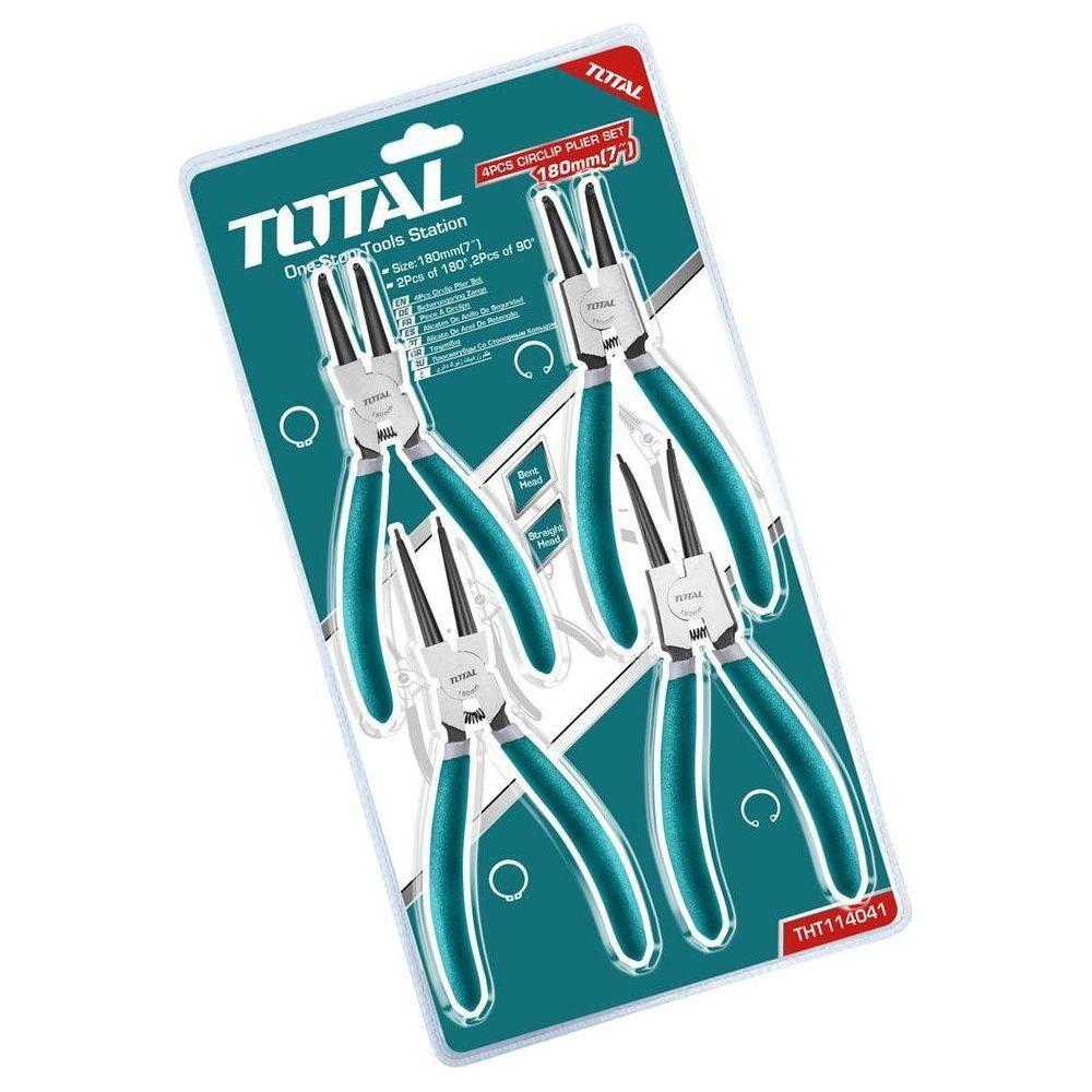 Total THT114041 4pcs Circlip Plier Set | Total by KHM Megatools Corp. Main image