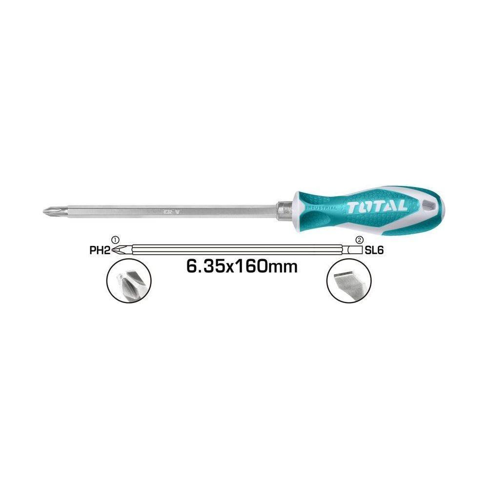 Total THT250226 2in1 Screwdriver Set | Total by KHM Megatools Corp. Main image