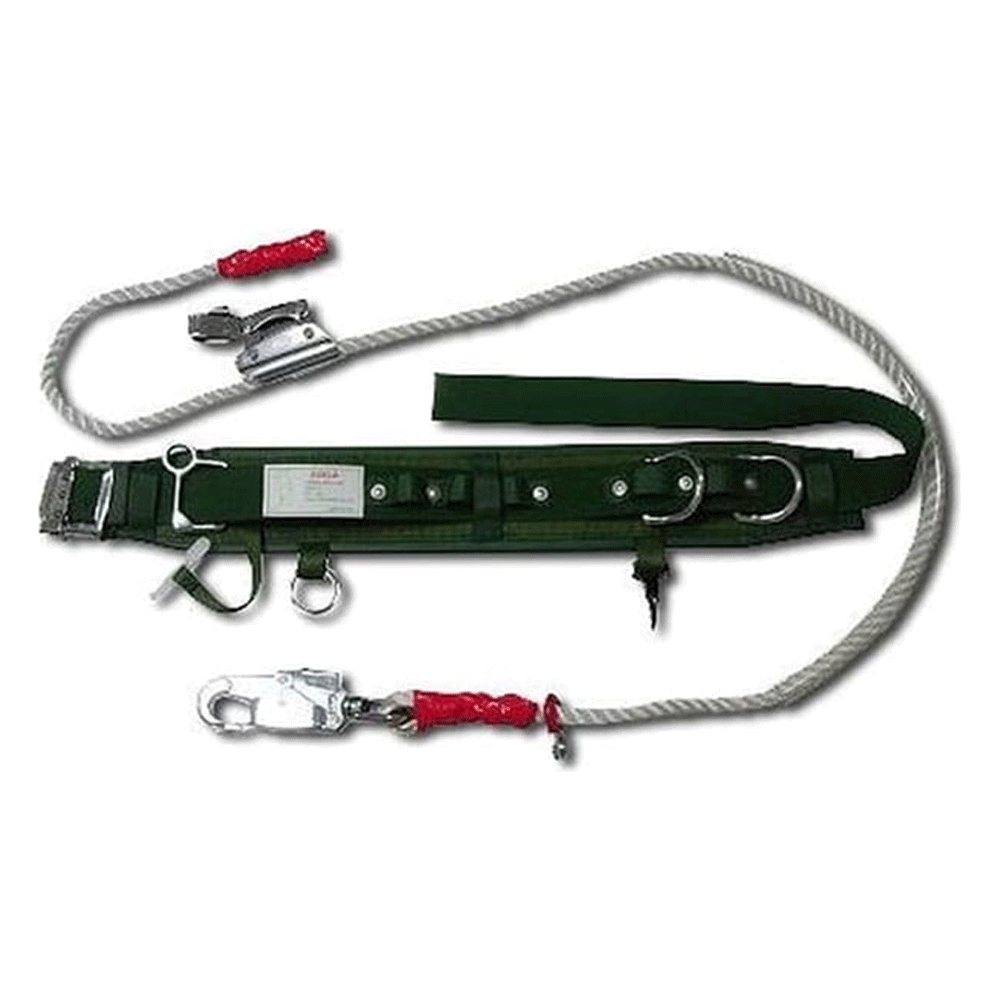 Adela H-227 Linemans Safety Belt with Rope and Lanyard Medium Hook | Adela by KHM Megatools Corp. Main image