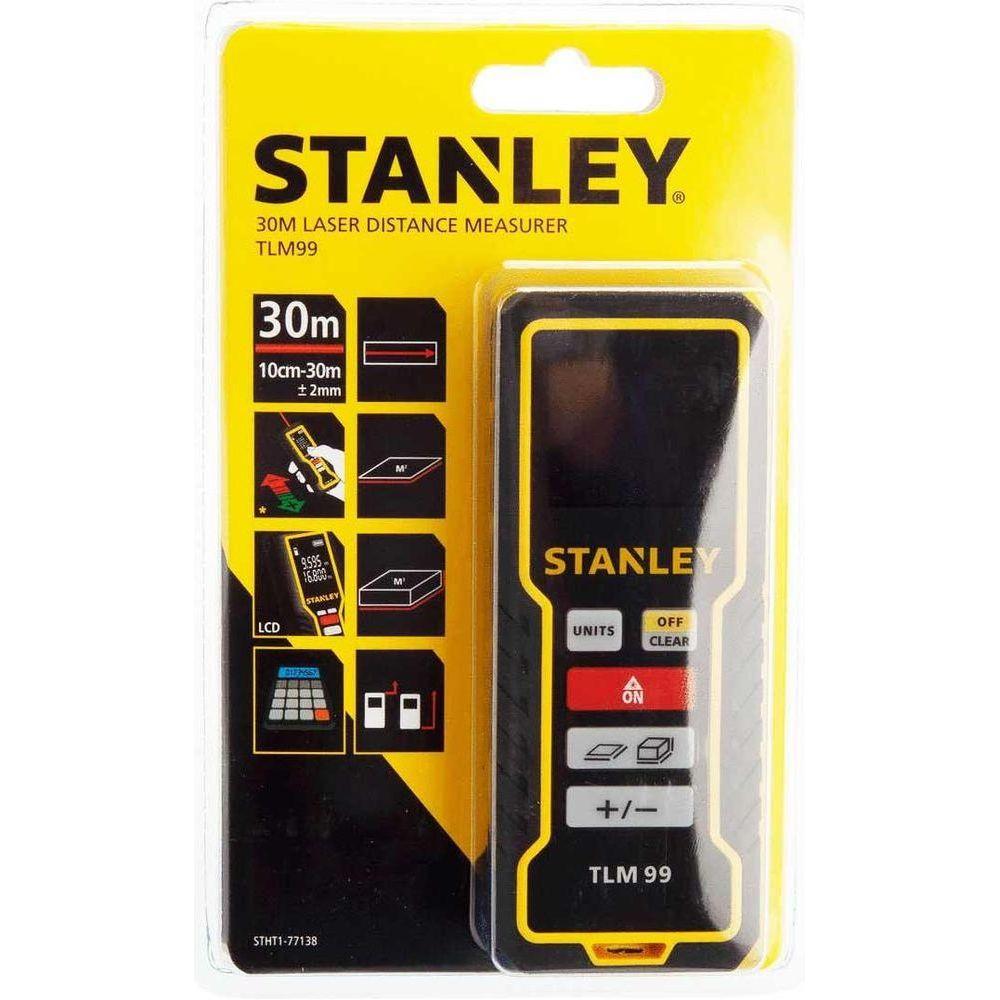 Stanley TLM99 Laser Distance Measurer / Range Finder [30 meters] (77-138) - KHM Megatools Corp. Main image