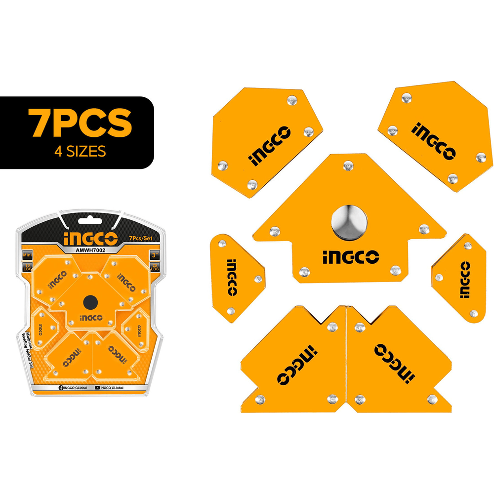 Ingco AMWH7002 Magnetic Welding Holder Set - KHM Megatools Corp. Main image