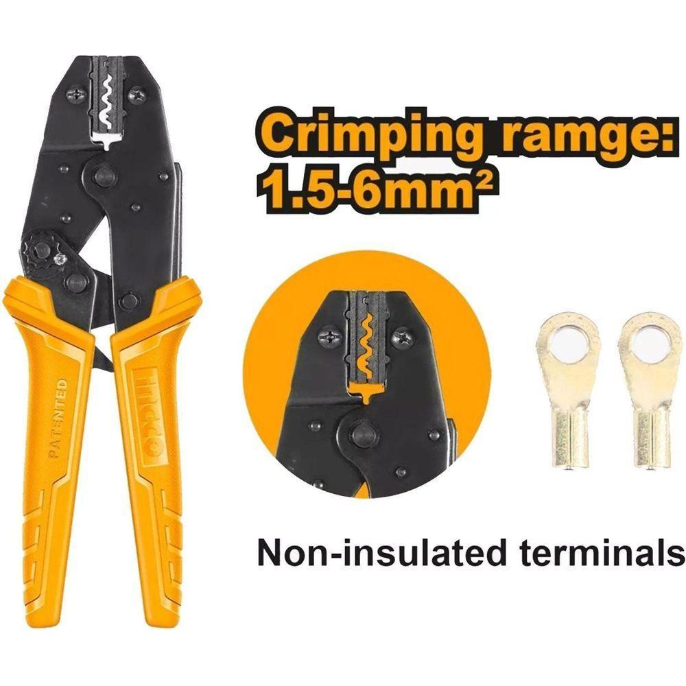 Ingco HRCPLI506 Ratchet Crimping Plier - KHM Megatools Corp. Main image