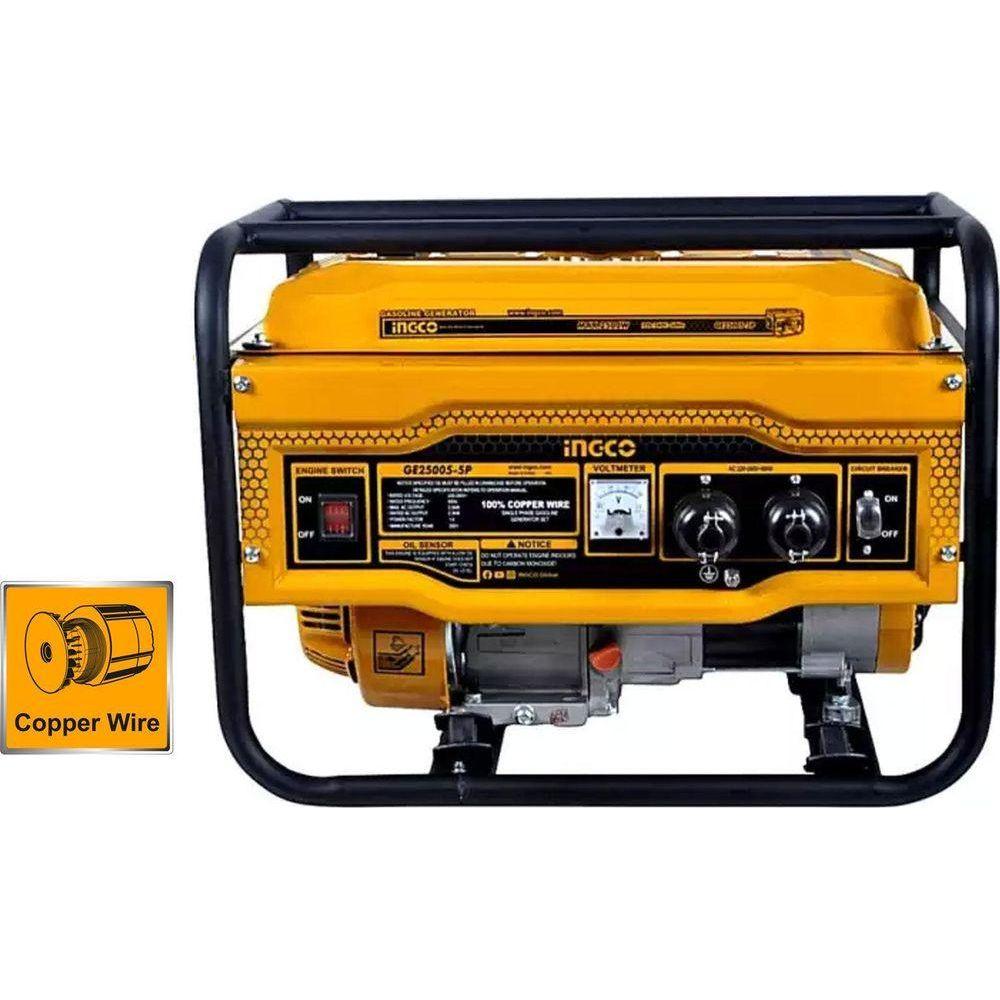 Ingco GE25005-5P Gasoline Generator 2.5KVA - KHM Megatools Corp. Main image