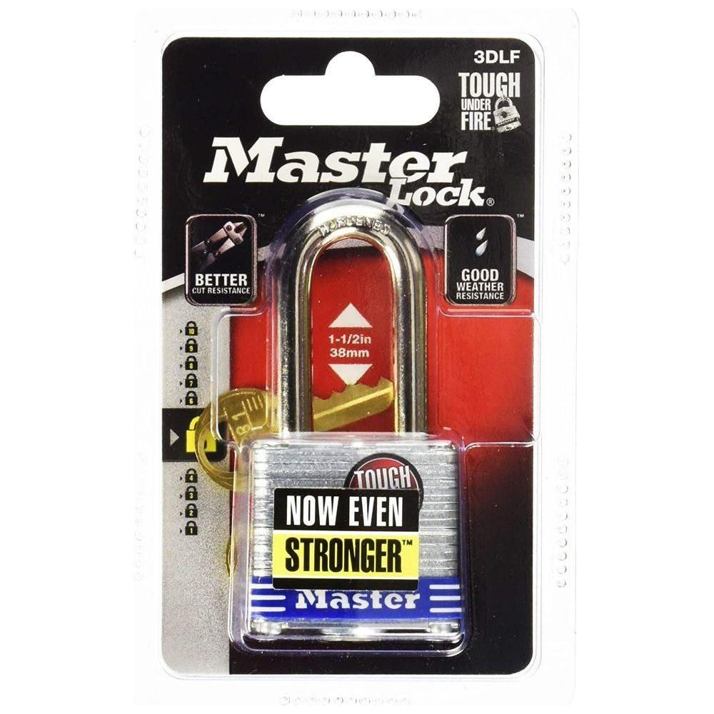 MasterLock Laminated Steel Padlock Long Shackle | Masterlock by KHM Megatools Corp. Main image