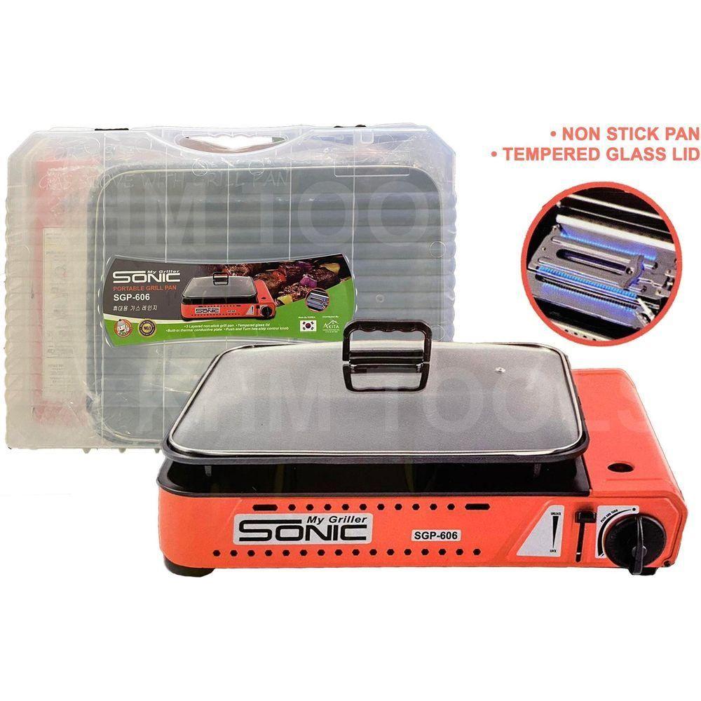 Sonic SGP-606 My Griller Portable Grill Pan (Ihawan) [Butane Powered] - KHM Megatools Corp. Main image