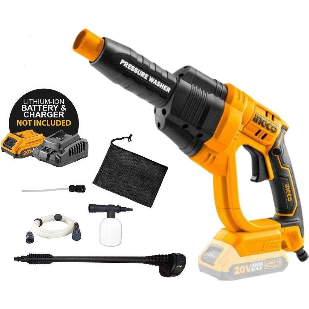 Ingco CPWLI2008 20V Cordless Li-Ion Pressure Washer - KHM Megatools Corp. Main image