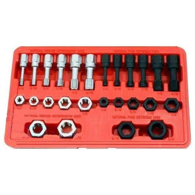 Licota ATH-7022 26pcs. Master Rethreader Tap & Die Kit (SAE) | Licota by KHM Megatools Corp. Main image