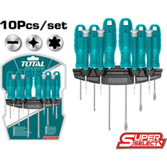 Total THTDC251001 10pcs Screwdriver Set | Total by KHM Megatools Corp.