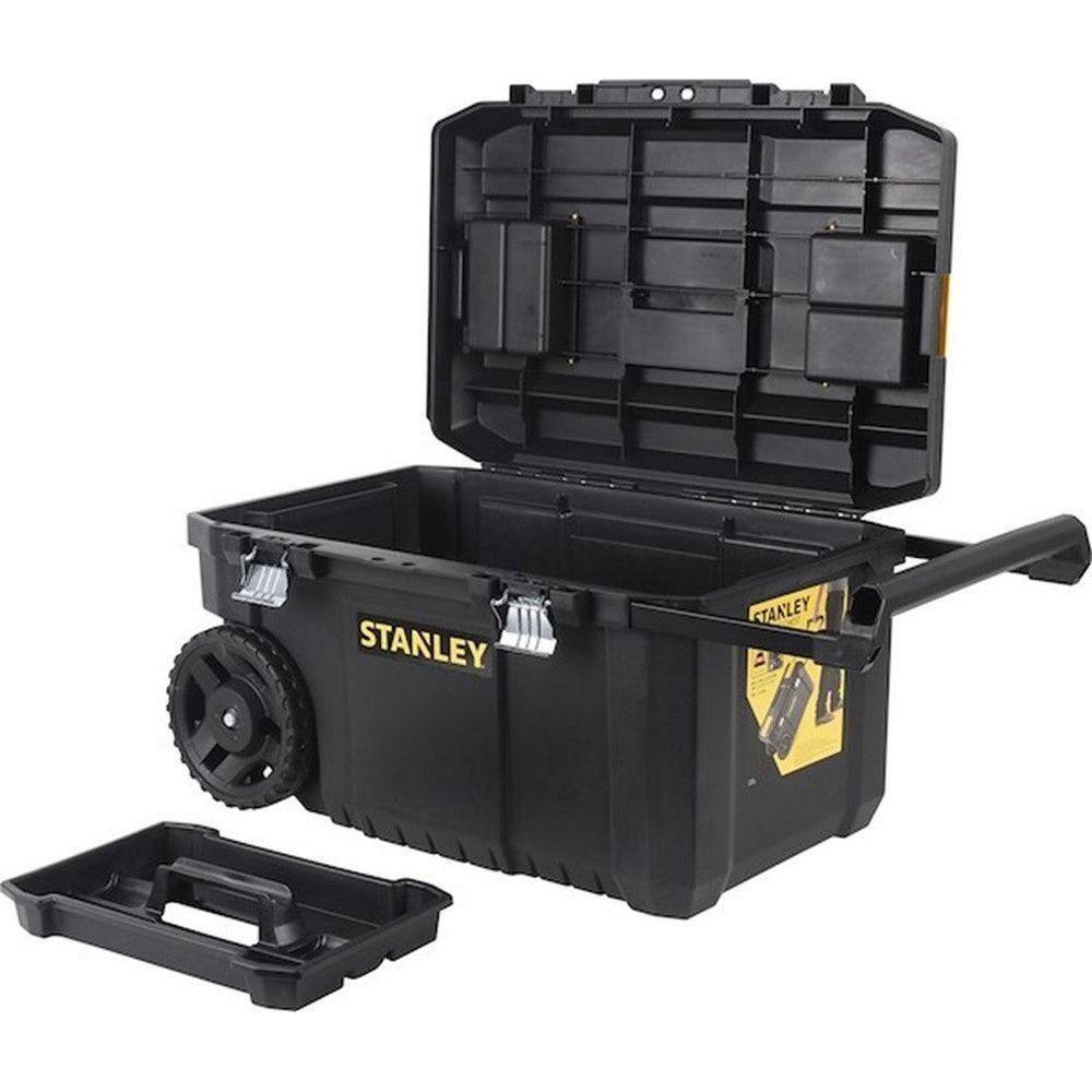 Stanley 80-150 Metal Latch Plastic Tool Box Trolley / Rolling Tool Chest (Essential) Secondary image