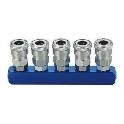 OSK GN5-SMF Quick Coupler - Manifold / Multi Coupling (Straight 5-Way) - KHM Megatools Corp. Main image