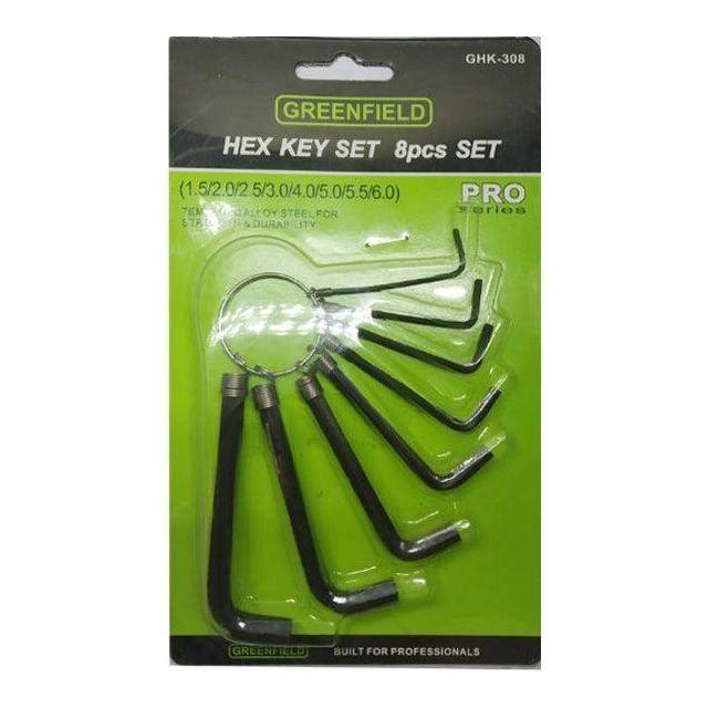 Greenfield Hex Allen Key Wrench Set Secondary image