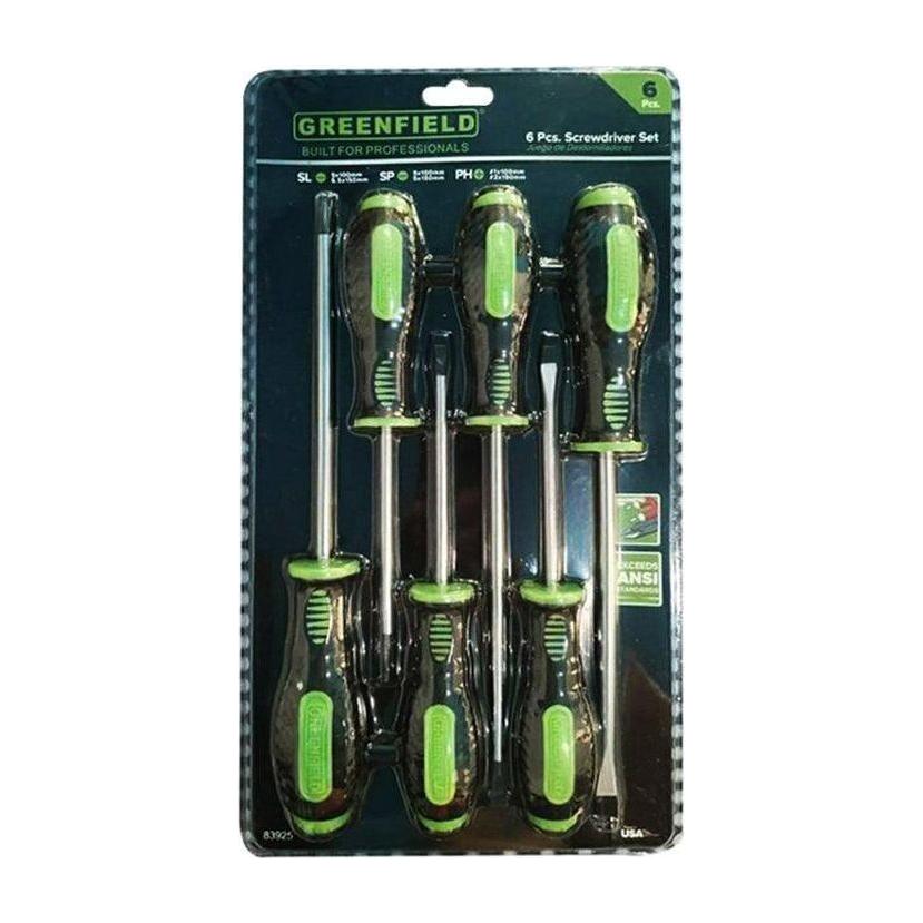 Greenfield 6pcs Screwdriver Set | Greenfield by KHM Megatools Corp. Main image