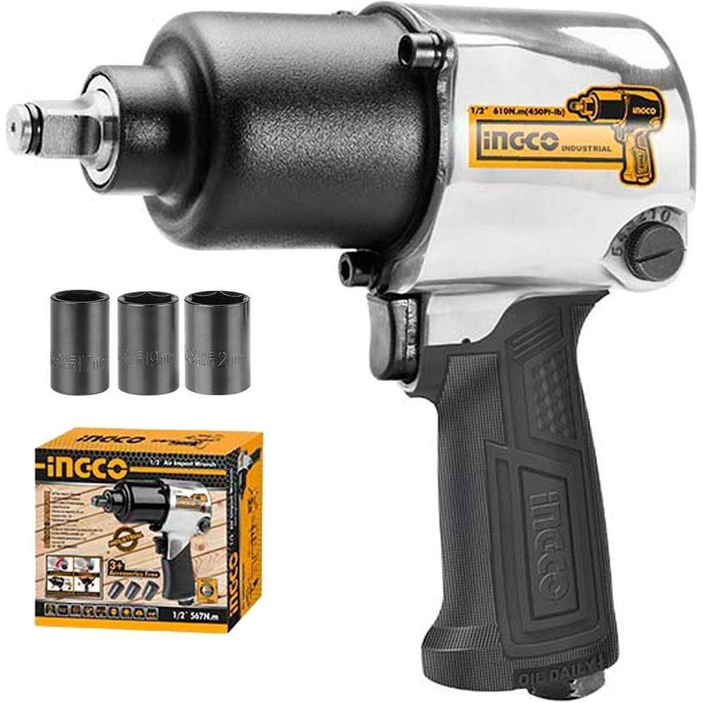 Ingco AIW12562 Air Impact Wrench 1/2" - KHM Megatools Corp. Main image