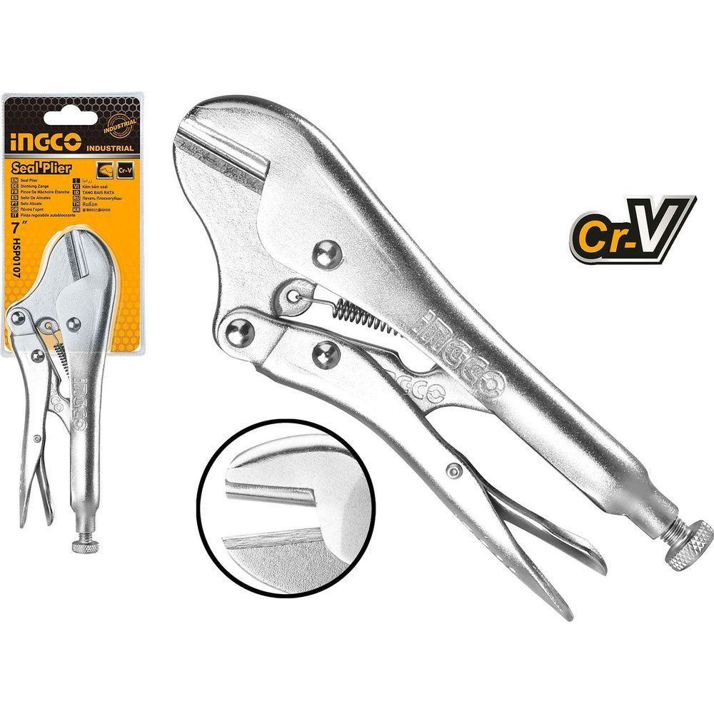 Ingco HSP0107 Vise Grip Seal Pliers 7" - KHM Megatools Corp. Main image