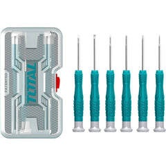 Total THT250PS0601 6pcs Precision Screwdriver Set | Total by KHM Megatools Corp.