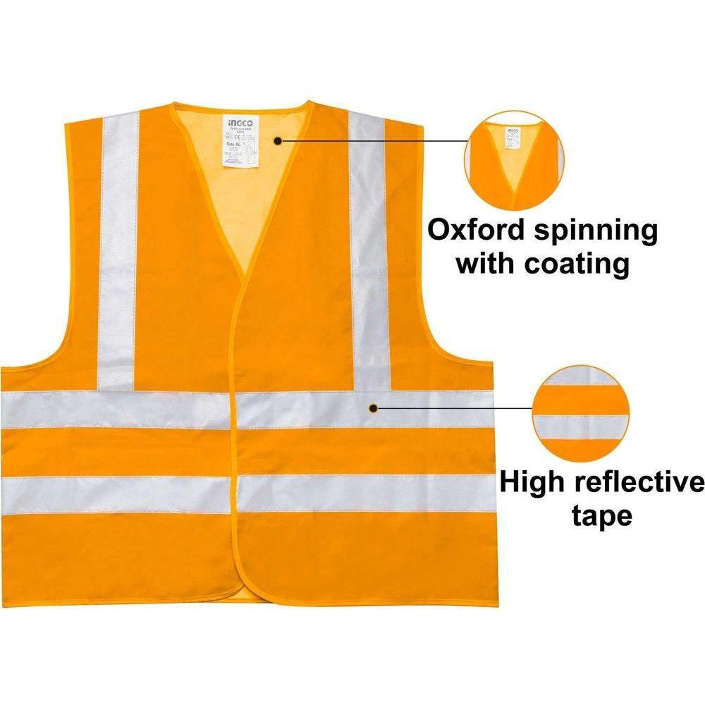 Ingco RV02C Reflective Traffic Safety Vest - KHM Megatools Corp. Main image