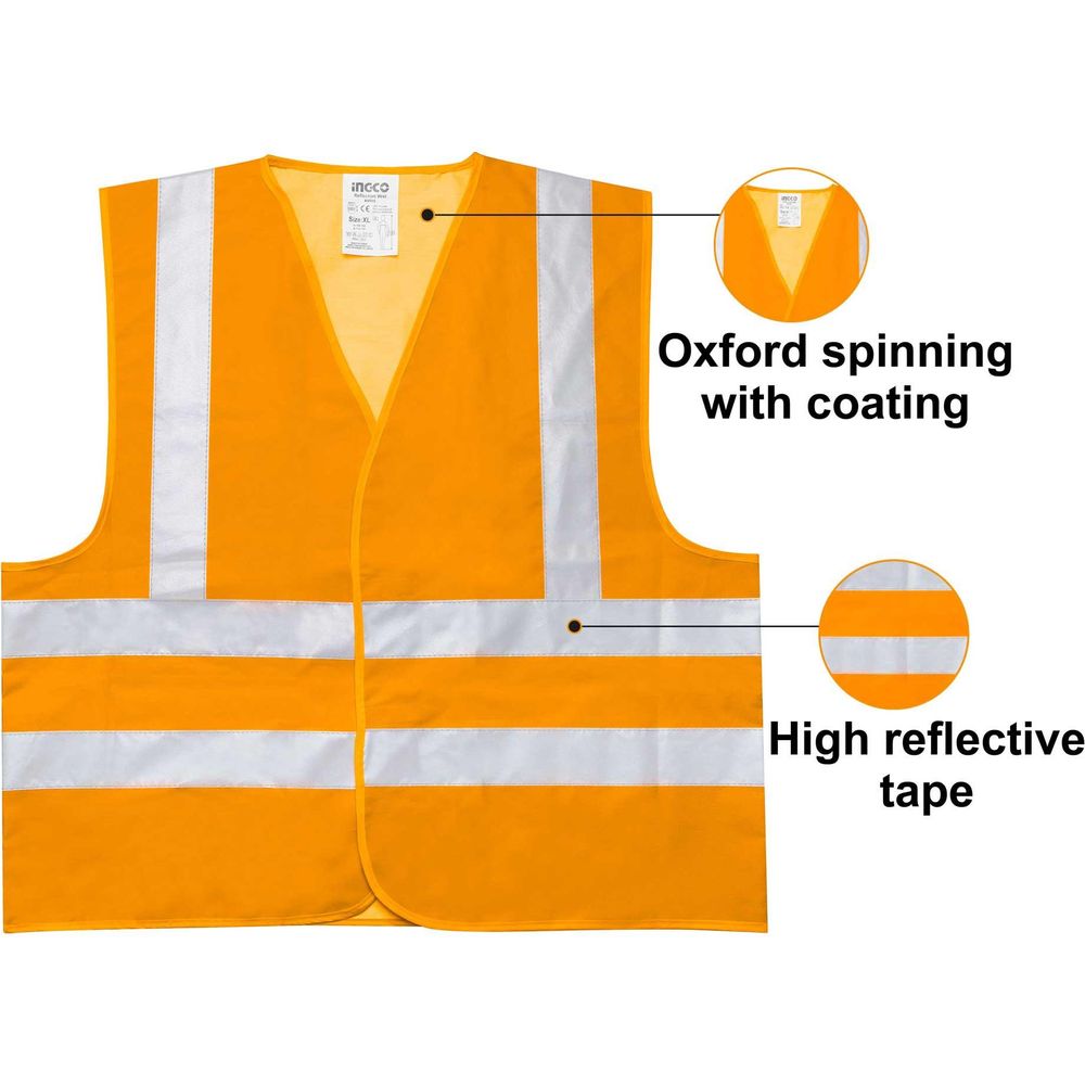 Ingco RV02C Reflective Traffic Safety Vest - KHM Megatools Corp.