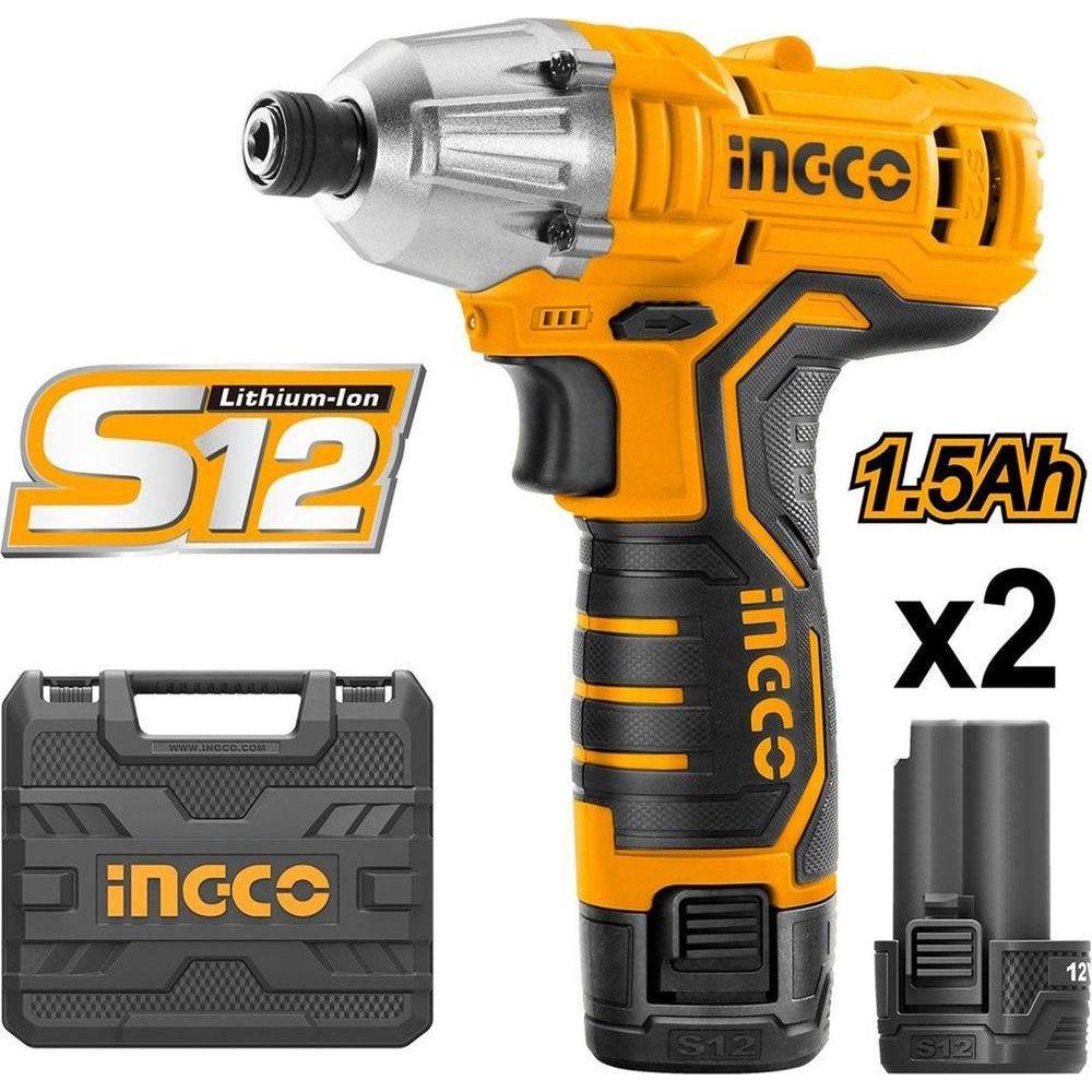Ingco CIRLI1201 20V Cordless Li-Ion Impact Driver 12V - KHM Megatools Corp. Main image