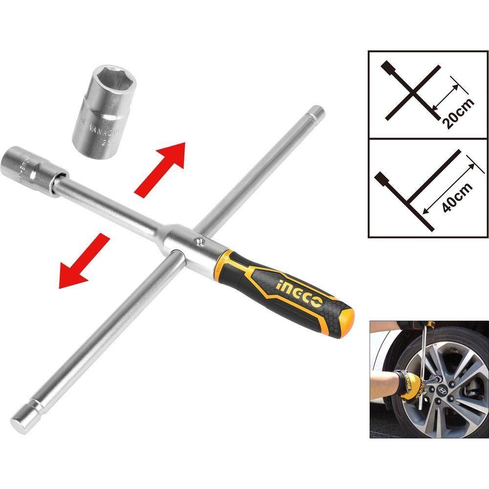 Ingco HRCW40231 Rapid Cross Wrench 1/2" Drive - KHM Megatools Corp. Main image