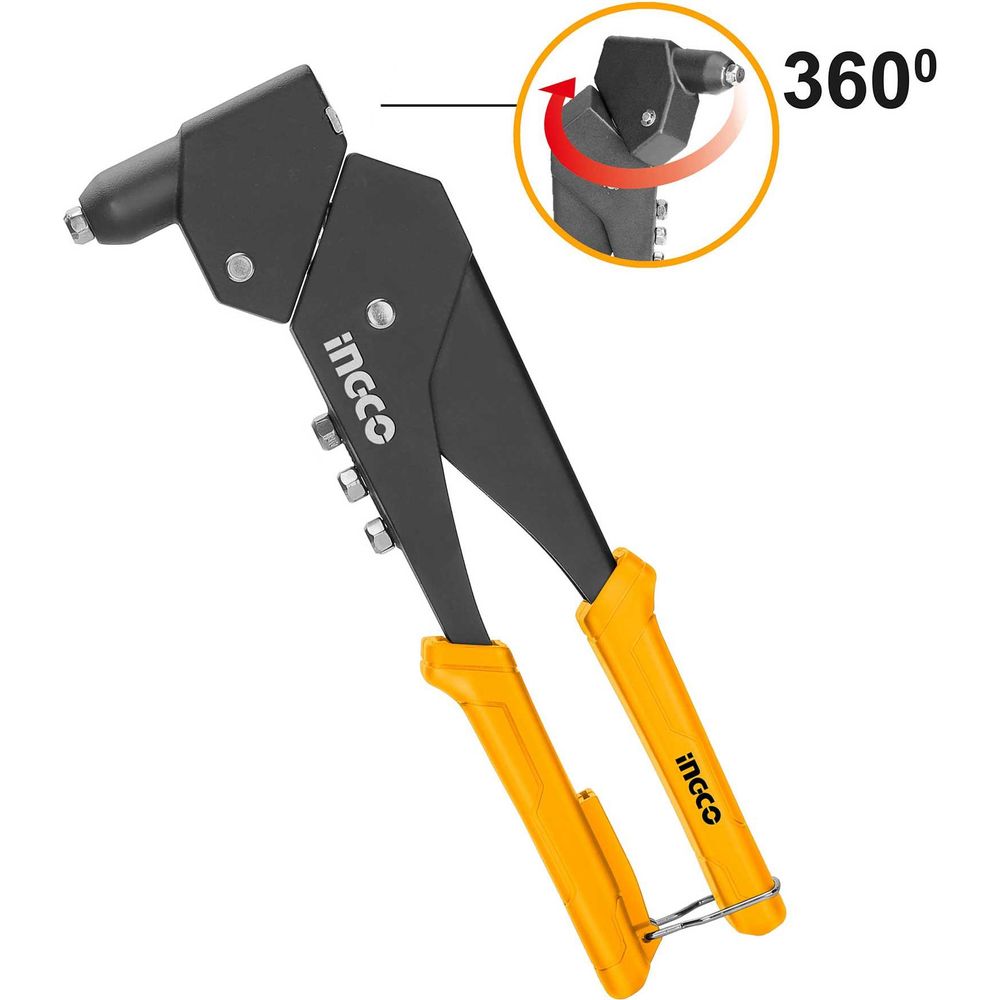 Ingco SHHR106 360° Swivel Head Hand Riveter 10.5" - KHM Megatools Corp.