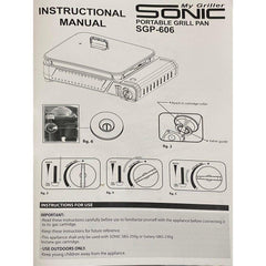 Sonic SGP-606 My Griller Portable Grill Pan (Ihawan) [Butane Powered] - KHM Megatools Corp.