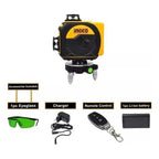 Ingco HLL255267 3D x 360° Line Laser Level (Green) [5000 mAh] - KHM Megatools Corp.