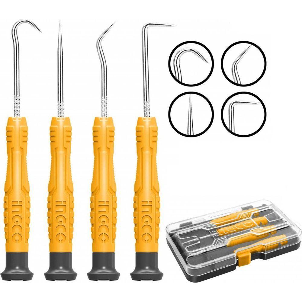 Ingco HKPHS0401 4pcs Pick and Hook Set - KHM Megatools Corp. Main image