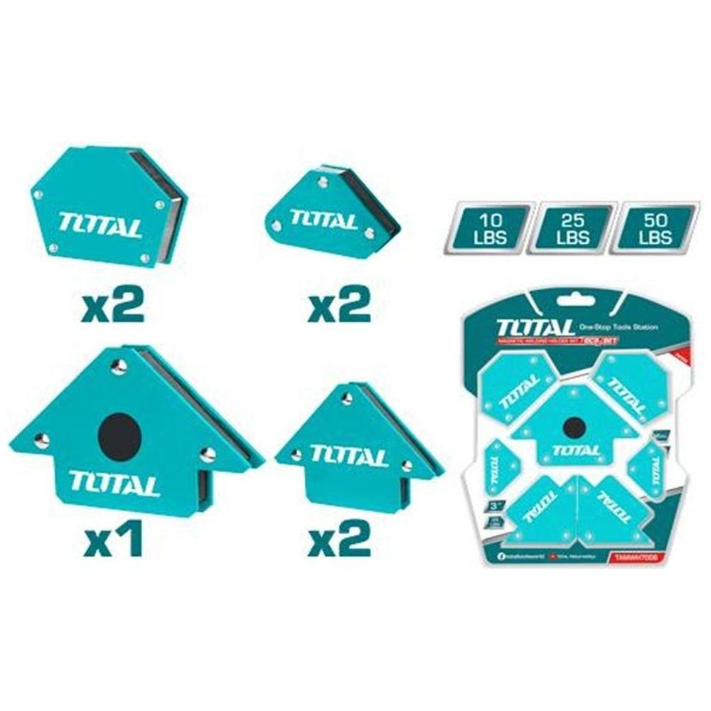 Total TAMWH7006 7pcs Magnetic Welding Holder Set / Welding Magnet Set - KHM Megatools Corp. Main image