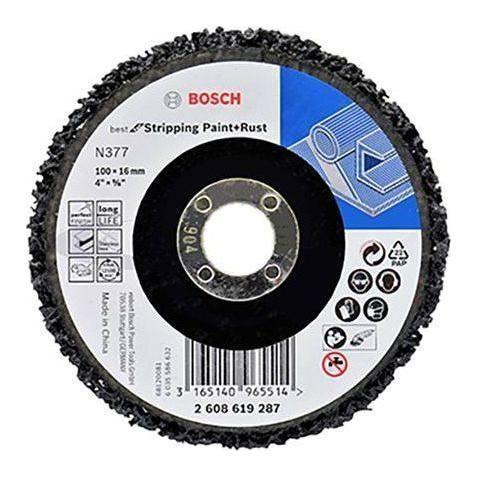 Bosch N377 Strip Disc 4" Best for Stripping Paint and Rust (2608619287) | Bosch by KHM Megatools Corp. Main image